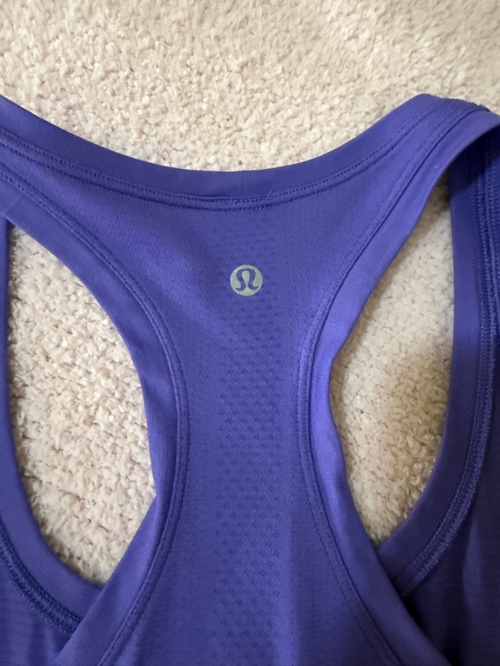 Lululemon Purple Racerback Tank Top - Picture 2 of 2